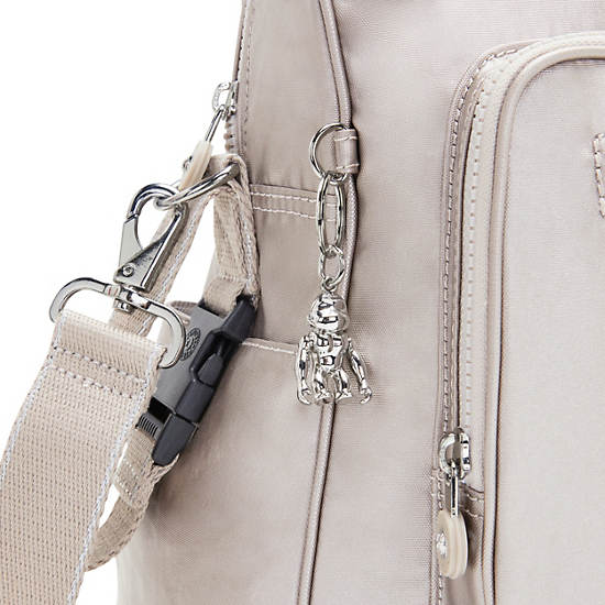 Sacs Kipling Alanna Metallic Diaper Bag Beige | FR 1973QM